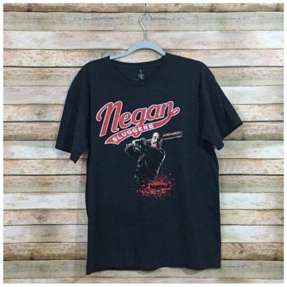 NWOT Loot Crate The Walking Dead Negan Sluggers Tee - Black - Large - Picture 5 of 8